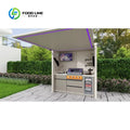 Customized Modular Stainless Steel Outdoor Kitchen Cabinet Waterproof Durable Easily Assembled for Family Backyard Barbecue