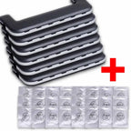 Car Aromatherapy Clip Solid Aromatherapy Strips Set Auto Air Outlet Wind Direction Paddle Hidden Fragrance Clip Scent Tablets