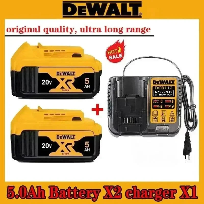Original DEWALT battery，20V,，6AH， rechargeable lithium-ion battery， DCB115， DCB118,，Dewalt tool battery, dewalt ，DCB1104 charger