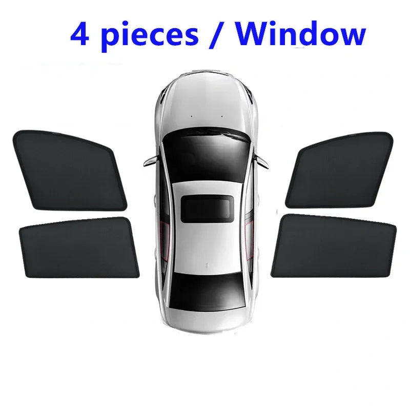 For Tesla Model 3 2018 2019 2020 2021 2022 2023 2024 Protection Shield Anti Sun Shade Visor Windshield Cover Magnetic Sunshade