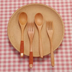 Dinner Kit 2PCS Kitchen Supplies Utensil Rice Soups Tableware Fork Dinnerware Sets Spoon