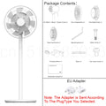 MIJIA Smart DC Inverter Circulation Floor Fan Battery Version,13m Long-Range Airflow,11.7h Wireless Use,150° Oscillation