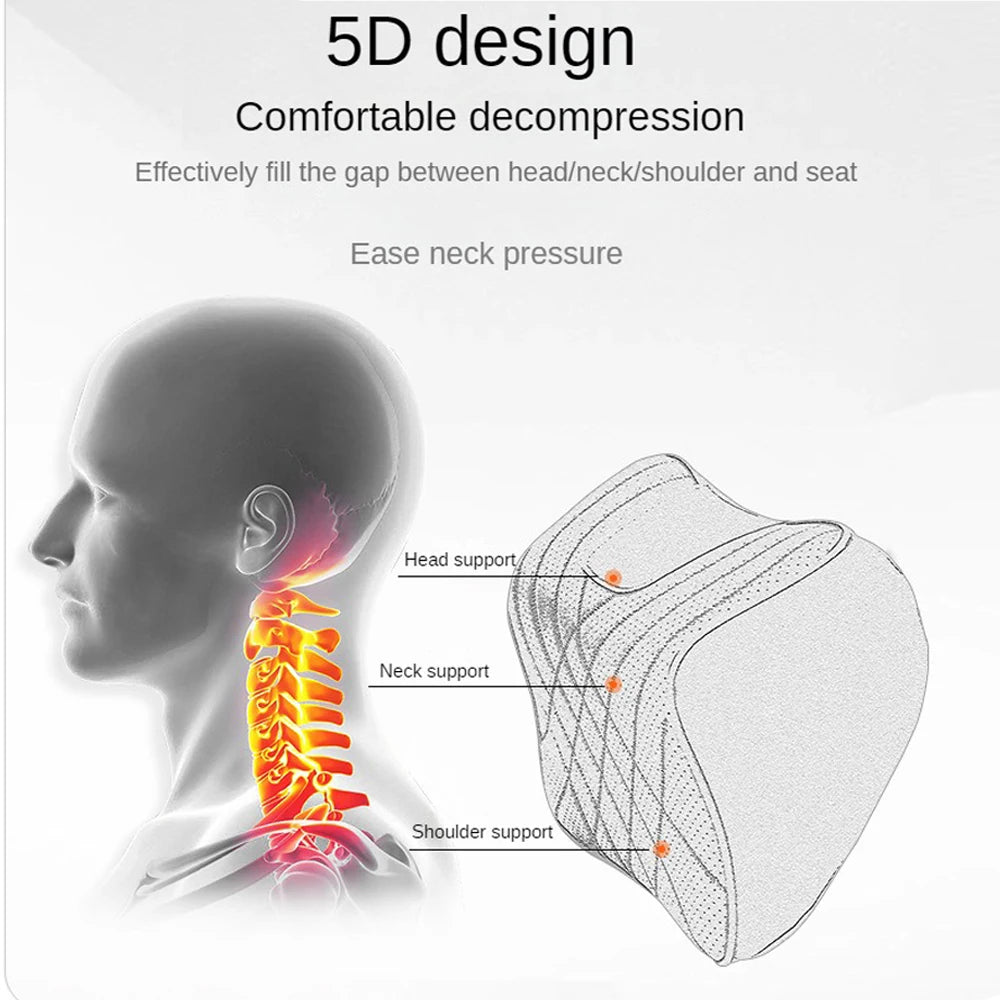 New Car Neck Pillow Memory cotton Seat Headrest Travel Support For Genesis GV60 GV70 GV80 G70 G80 G90 Car Accessories