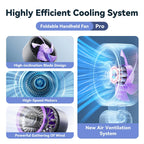 MUXNW 3 in 1 Portable Handheld Fan: Mini Personal Fan 3600mAh Recharge