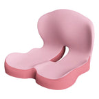 Memory Foam L Shaped Integrated Office Chair Cushion with Lumbar Suppo