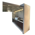 Customized Outdoor Kitchen Island BBQ Grill Station with Sink & Storage Cabinets  Patio Cooking Island for Backyard Garden