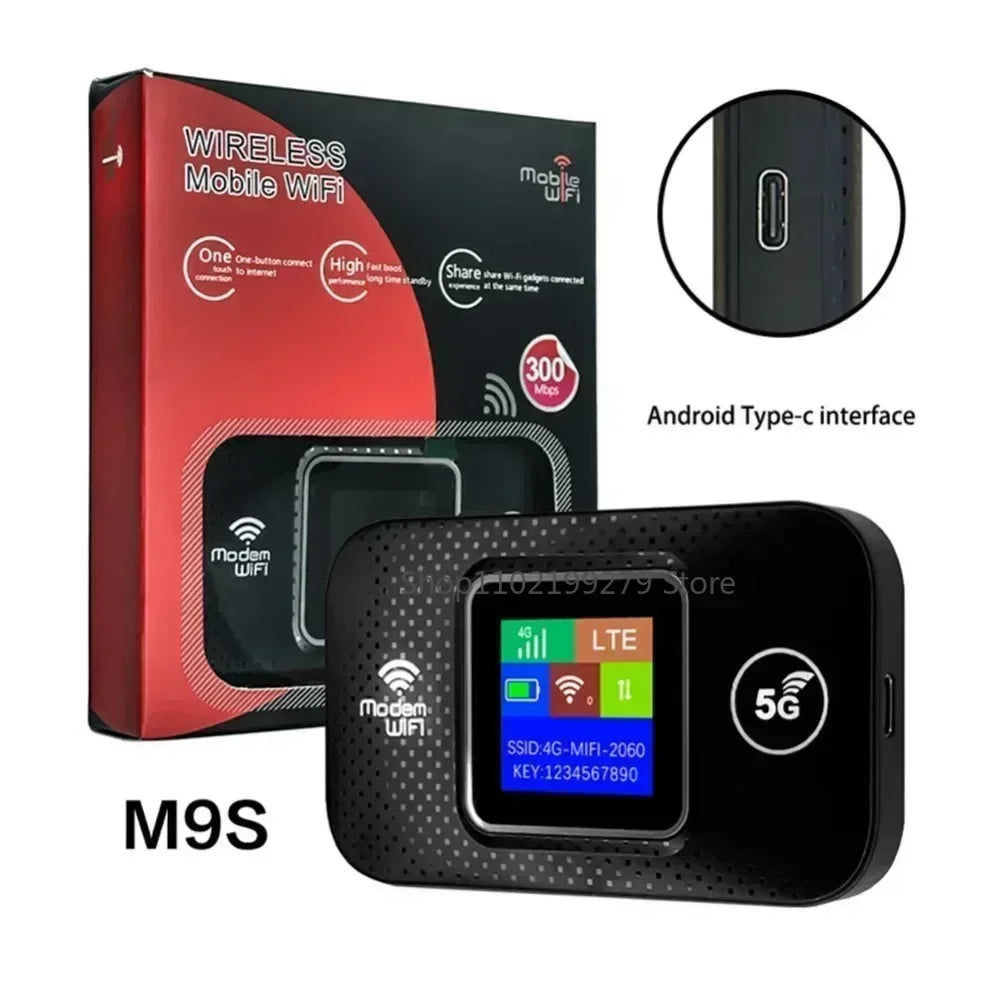 4G 5G WiFi 6 Mobile Hotspot Router Support 10 Users with SIM Card Slot Wireless Router Portable WiFi Hotspot for Home Travel