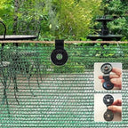 30-200PCs Plastic Shadow Mesh Clips Garden Buildings Clips for Outdoor Shadow Awning Greenhouse Fabric Fixing Clamps