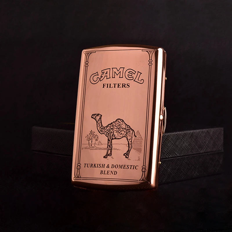 Retro Red Copper Brass Carved Cigarette Case for 12 Cigarettes Portable Tobacco Case Cigarette Holder Storage Box Smoking Tools