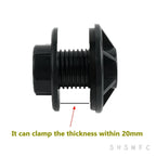 1~8PCS 1/2, 3/4, 1 Inch UPVC Double Female Thread Water Tank Joints Garden Irrigation Accessories Fish Tank Connector
