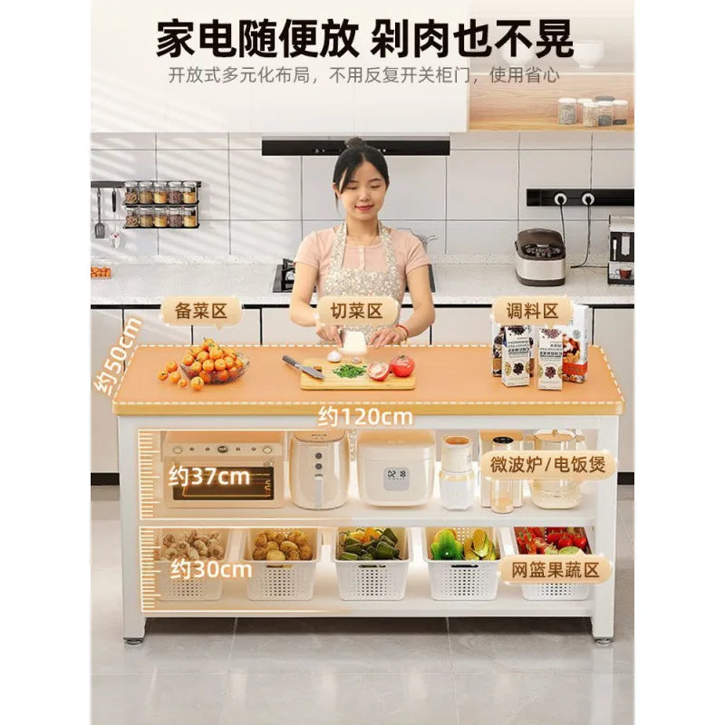 Kitchen Shelves Floor To Ceiling Multi Layer Household Multi Functional Storage Shelves Microwave Oven Storage Shelves