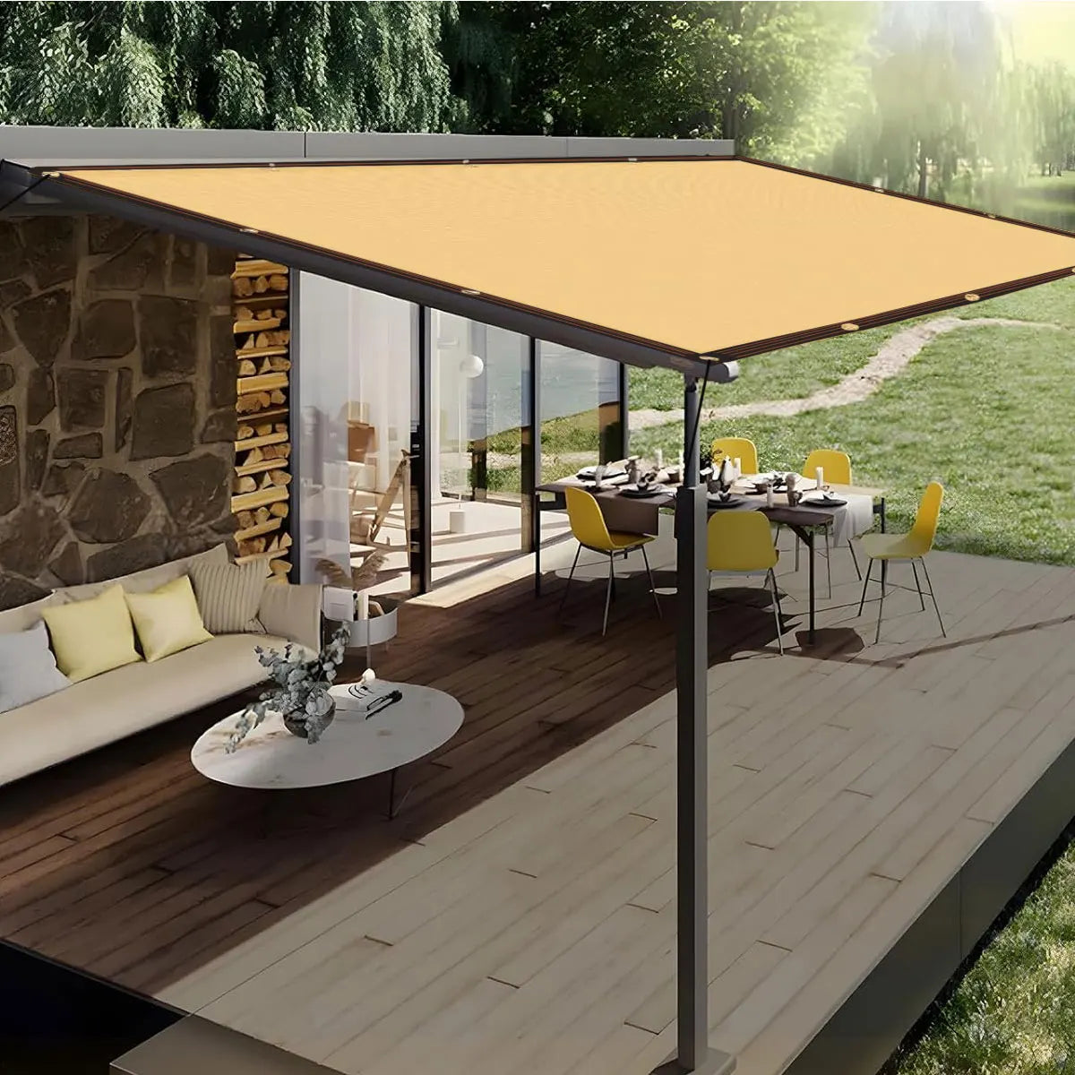 Outdoor Shade Mesh Shading Net Cloth Garden Decorations Canvas Decor Cover Gardening Outside Terrace Awning Awnings Car Sunshade