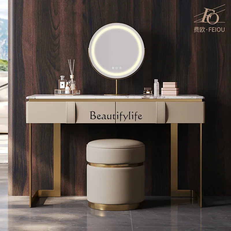 ls 42Designer custom high-end solid wood marble dresser combination