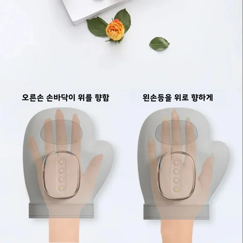 Electric Wireless Hand Massager with Airbags That Compress and Envelop the Entire Hand, Relieving Fatigue in the Palm and Fingers, Rechargeable and Portable, a Great Gift.
