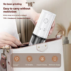 Coffee Grinder For Outdoor Household Use, Detachable Lid, Adjustable Thickness For Adding Beans, Electric Ceramic Coffee Grinder