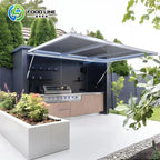 Aluminium Kitchen Cabinet Outdoor Best Outdoor Kitchen Designs Outdoor Bbq Modular Kitchen Roof Remote Customized