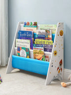 SONGMICS Children's Bookcase: Book Storage Shelf with Anti-Tip Kit, Children's Room, Playroom, Nursery, School, 62.5x28x60cm