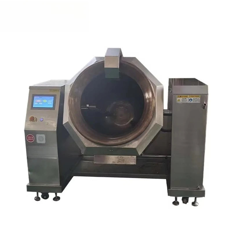 Industrial Intelligent Electromagnetic Cooking Machine with Pre Set Menus for Pre Cooked Meal Central Kitchen Custom