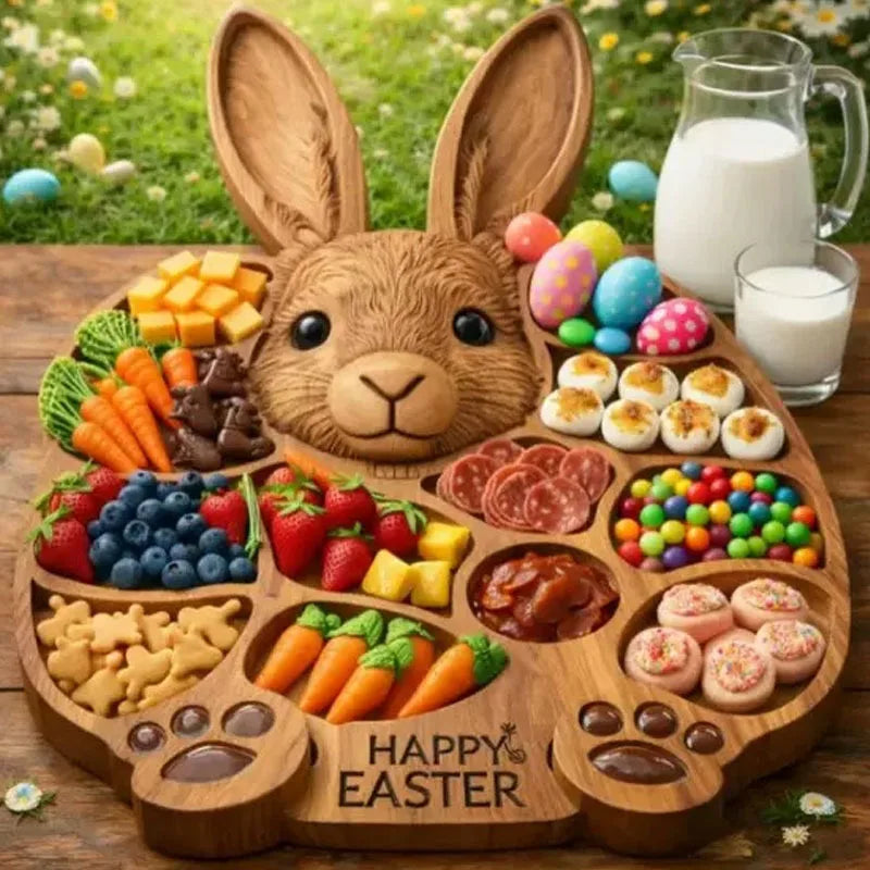 Kitchen Fruit Tray & Snack Storage Catered Food Tray Cow, Rabbit, Octopus-Shaped Snack Tray Animal-Themed Creative Food Platter