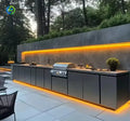 Custom Manufacture Stainless Steel Outdoor Kitchen BBQ Island Outdoor Kitchen BBQ Grills Set High Quality Durable