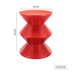 K-star Nordic Style Shoe Changing Stool Home Art Small Bench Simple Children Plastic Low Stool Creative Round Stool Hot 2024