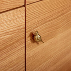 Brass Fortune Bird Knob Creative Drawer Cabinet Door Handles Kitchen Cabinet Shoe Knobs Pure Copper Handles for Furniture Decor