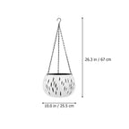 Hanging Flowerpot Plastic Planters Nursery Vase Wall Hanging Planter Decorative Flower Basket Garden Supplies For chids