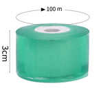 100/500m PE Grafting Tape Film Stretchable Self-adhesive Garden Tree Roll Tape Plants Seedlings Vine Tomato Grafting Accessories
