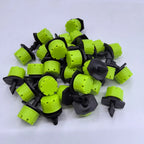 1000-100pcs Adjustable Irrigation Drippers Sprinklers 8 Holes Garden Potted Plant Water Dropper Head Watering Irrigation System