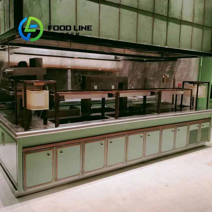 customize Luxury Integrated Kitchen System High End Smart Commercial Equipment for Professional Hotel Restaurant