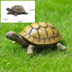 Cute Decorative Turtle Resin Tortoise Outdoor Garden Pond Fish Tank Bonsai Animal Sculpture For Home Garden Decor Ornament