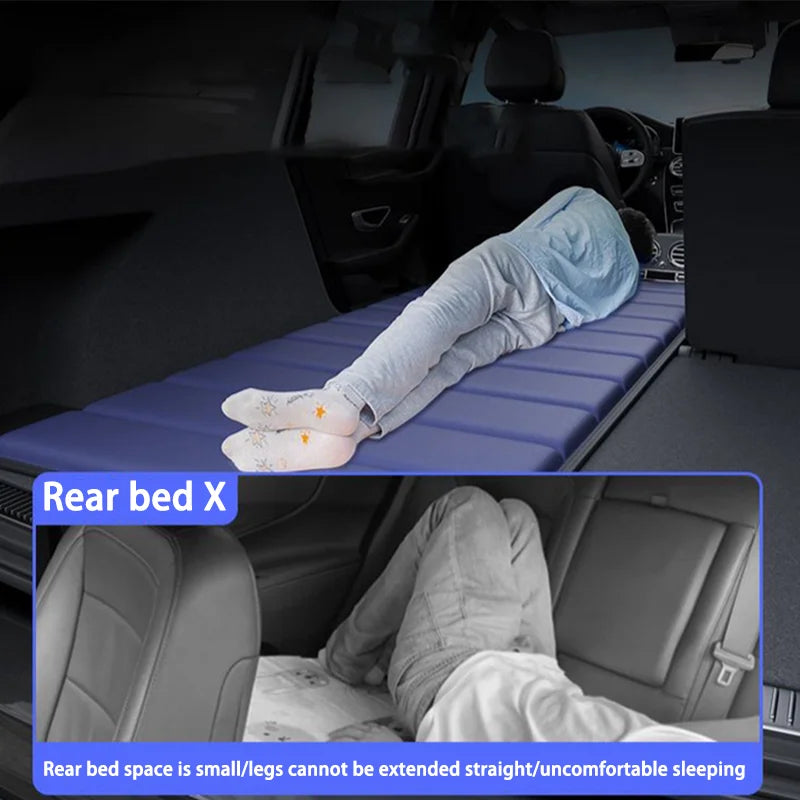 Non-inflatable  Car Travel Bed Outdoor Camping Folding Bed Portable SUV Mattress Universal Travel Mattress