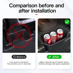 YZ For Tesla Model Y Juniper 2021-2025 Rear Seat Storage Box Under Air Vent Storage Case Trash Can Organizer Car Accessories