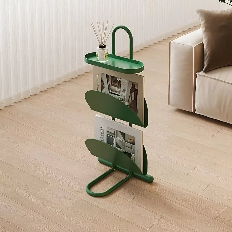 Sofa small side table living room balcony coffee table magazine bookshelf bedroom bedside shelf creative small table side cabine