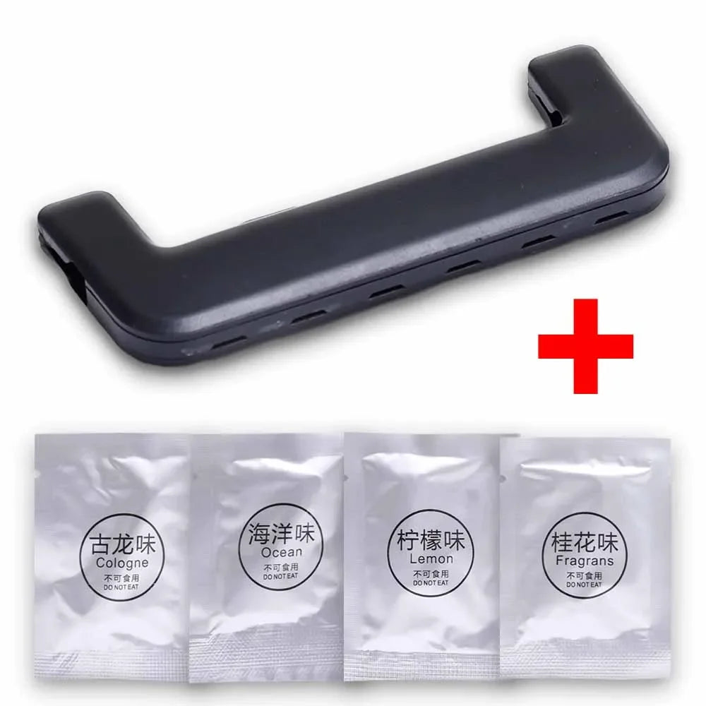 Car Aromatherapy Clip Solid Aromatherapy Strips Set Auto Air Outlet Wind Direction Paddle Hidden Fragrance Clip Scent Tablets