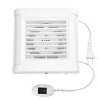 15W 220V Wall Mounted Exhaust Fan Low Noise Home Bathroom Kitchen Gara
