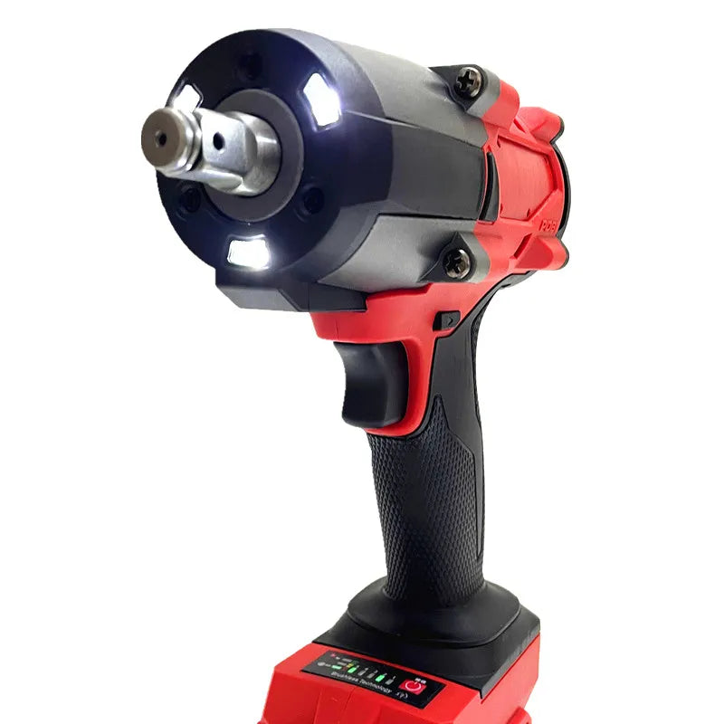 For Milwaukee 18V Battery 1600N.m Brushless Electric Wrench Impact Wrench 5 Gears Cordless Driver Car Truck Repair Power Tools