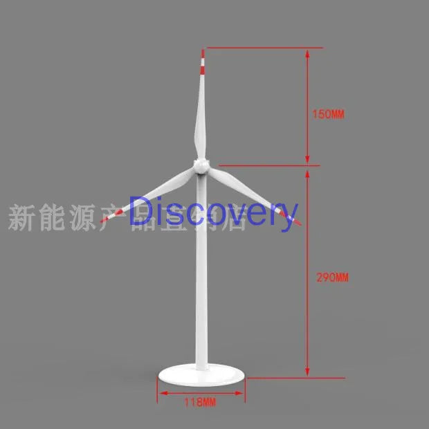 Electric Fan Model Wind Turbine Gift Model Desk Home Decoration Ornament Crafts