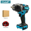 1800N.M Torque Brushless Electric Impact Wrench Cordless Electric Wrench 1/2 inch for Makita 18V Battery Pins Screwdriver Tools