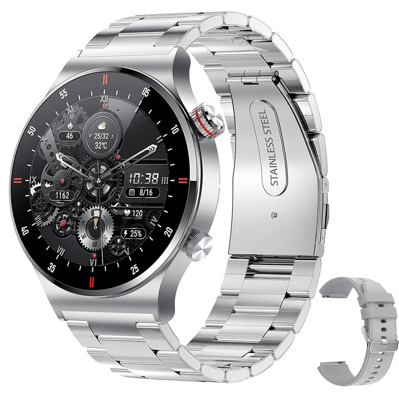 GPS Sports Smartwatch Men Health Monitoring With Heart Rate ECG + PPG 100+ Sports Modes NFC 2026 New Bluetooth Call Smart Watch