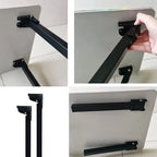90° Folding Table Leg Replacement Metal DIY Bed Sofa Support Legs Collapsible Table Legs Feet