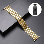 Stainless Steel Apple Watch Band - Metal Bracelet for 38-49mm Series 4-Ultra 2 | AlluCanFind