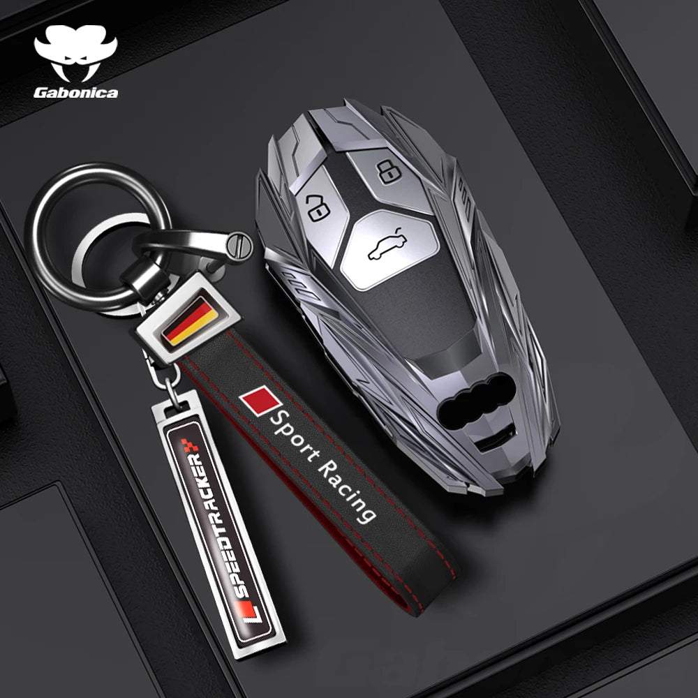 Alloy Car Key Case Cover Shell Fob For Audi A1 A3 Q2L Q3 S3 S5 S6 TT TTS Q7 Q5 A6 A4 A4L Q5L A5 A6L A7 A8 Q8 S4 S8 Accessories