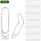 50Pcs Plant Trellis Connecting Buckles Climbing Pipe Support Fixing Tool Reusable Fixing Clamp for Garden Plant Connector