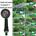 7.5/15/30m Garden Hose Telescopic Garden Irrigation Washing Hose Water Extendable Spray Car Water Pipe Hose Water Spring