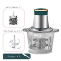 Multfunctional Garlic Peeler Household Electric Meat Grinder Garlic Shredder Fruit and Vegetable Chopper Kitchen Tool