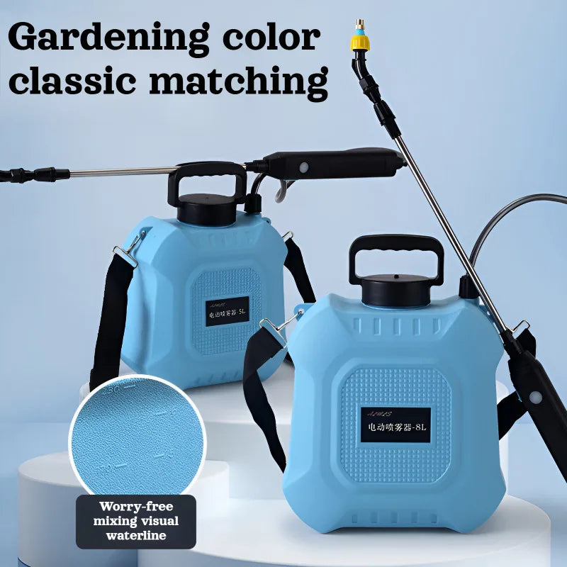 Rechargeable Electric Sprayer Household Car Wash Pump Gardening Watering Sprinkler Disinfectant Sprayer with Bucket