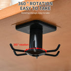 Kitchen Hooks Rotating Storage Rack Without Punching Wall-Mounted Kitchenware Supplies Gods Multifunctional Shelves