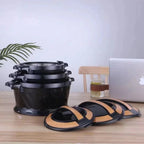 3 Pcs/Set 2.2/4.2/5.2L  Ramadan Street family gathering Large Capacity Food Warm Insulated Rice Bucket With Handle  Lunch Box