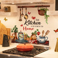 Hand drawn Kitchen Wall Stickers - Removable and Reusable Vinyl Stickers for Walls, Cabinets, Refrigerators | Contemporary Bakin